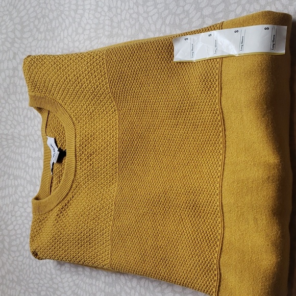 Goodfellow & Co Sweaters Mustard Yellow Crewneck Sweater Size S Nwt